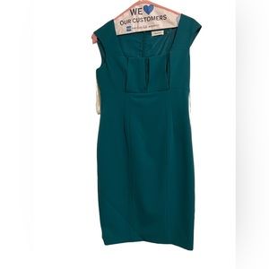 Sleeveless Calvin Klein teal dress